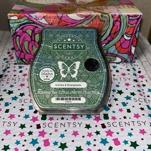 Icicles & Evergreen Scentsy Wax Bar